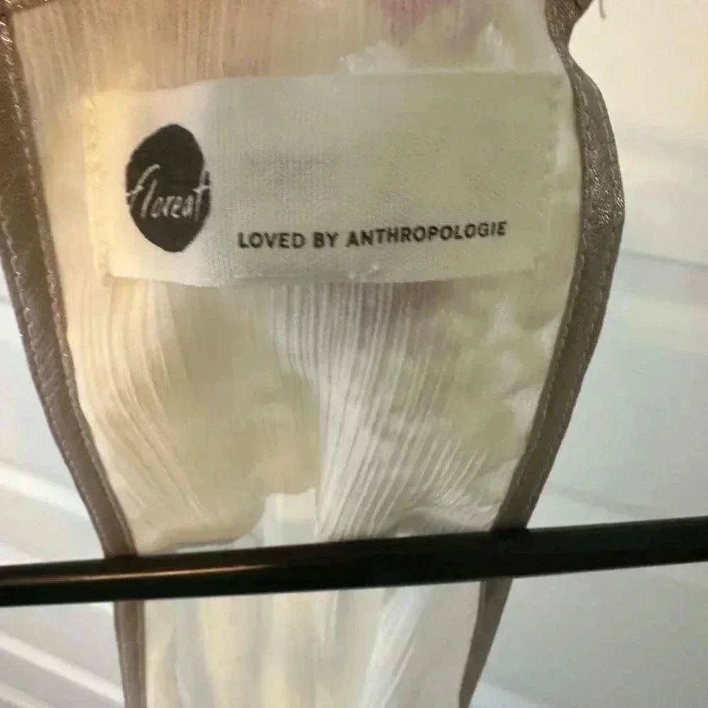 Anthropologie Floreat Sequin Patchwork Embroidere… - image 5